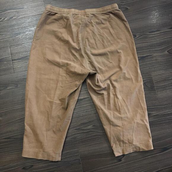 Women’s Brown Cathy Daniels Loose Fit Capri Pants - Picture 3 of 4